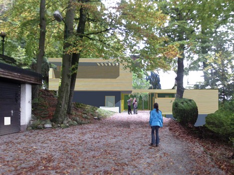 Holz 100 Haus am Hang in Wörthsee 3 Caspari
